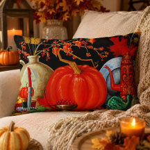 Autumn Festive Antique Painting Pumpkin Decoration