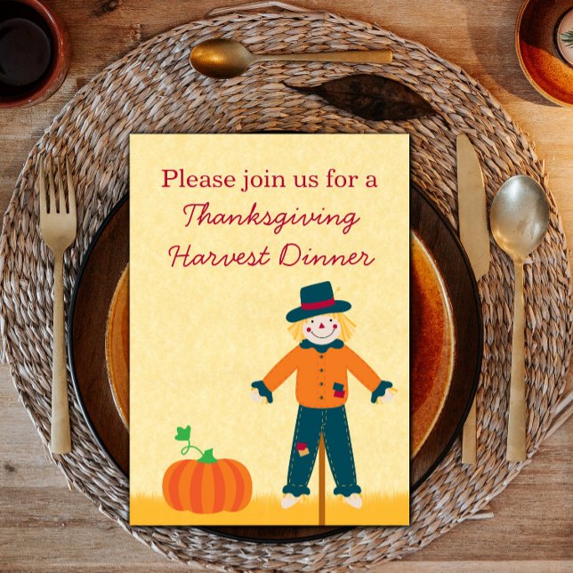 Autumn Field Thanksgiving Invitation (Autumn Field Thanksgiving Invitation)
