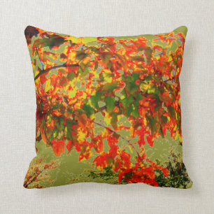 'Autumn Fire' Throw Pillow
