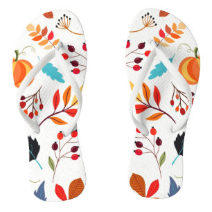 Autumn Flip Flops