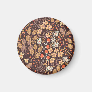 Autumn Flora: Vintage Seamless Pattern Magnet