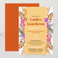 Autumn Floral Ladies Church Luncheon In
