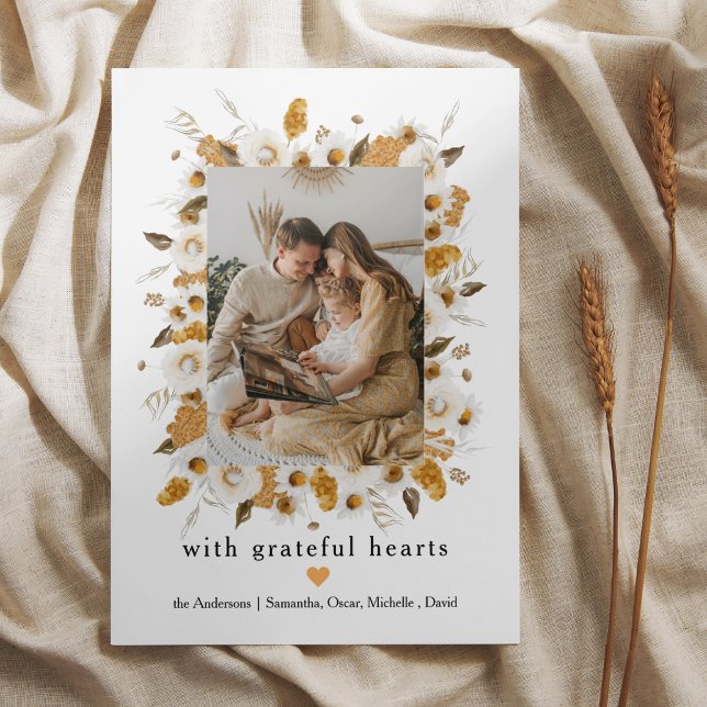 Autumn Floral Photo Frame | Thanksgiving  (Creator Uploaded)