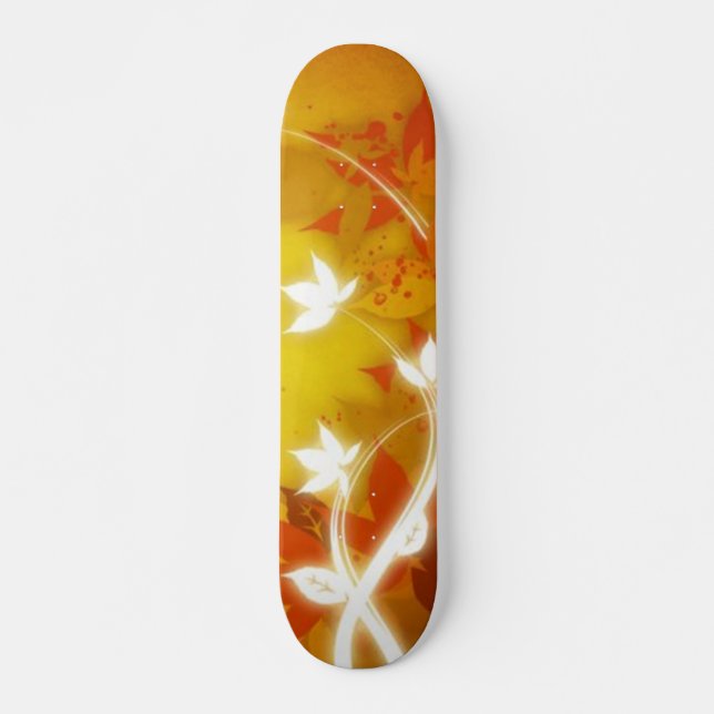 Autumn Floral Skateboard (Front)