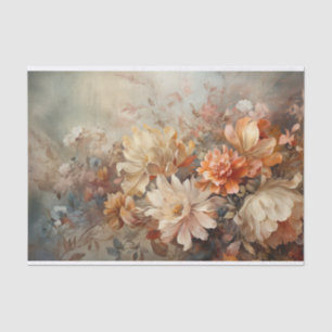 Autumn Floral Thanksgiving Halloween Decoupage Tissue Paper