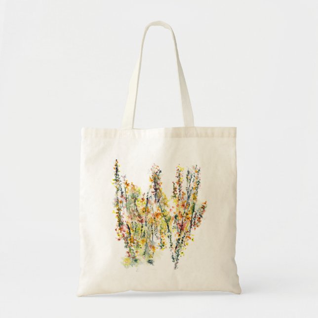 Autumn Floral Tote Bag (Front)
