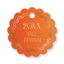 Autumn Florals Favour Tags