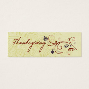 Autumn Flourish Place Tags