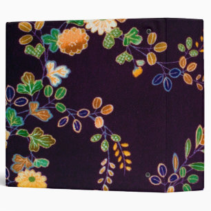 Autumn Flower and Leaf, Japanese Design Binder