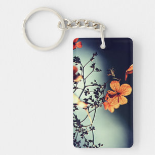 Autumn Flower Keychain