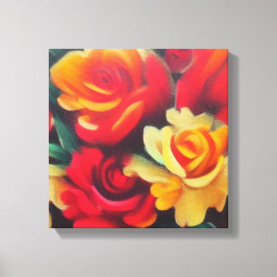 Autumn Flowers Canvas Print