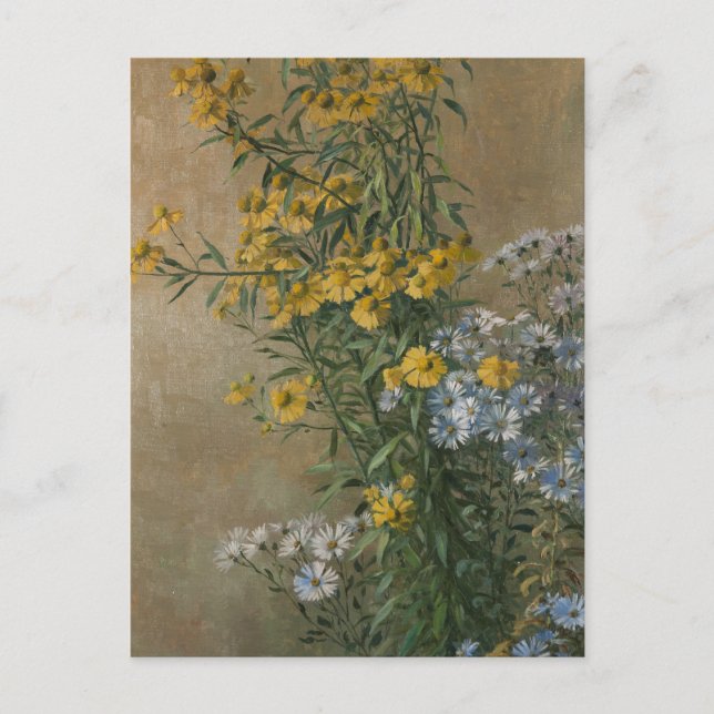 Autumn Flowers | Gunnar Gunnarsson Wennerberg Postcard (Front)