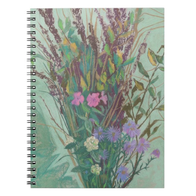 Autumn flowers notebook (Front)