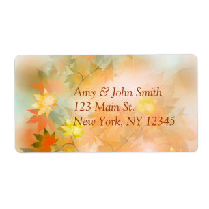 Autumn fog return address labels autm3