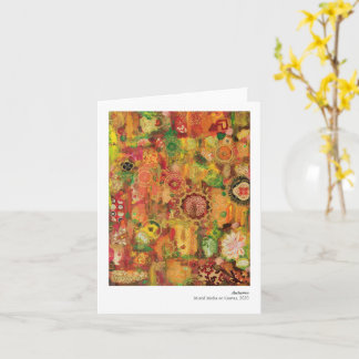 Autumn Folded Note Card