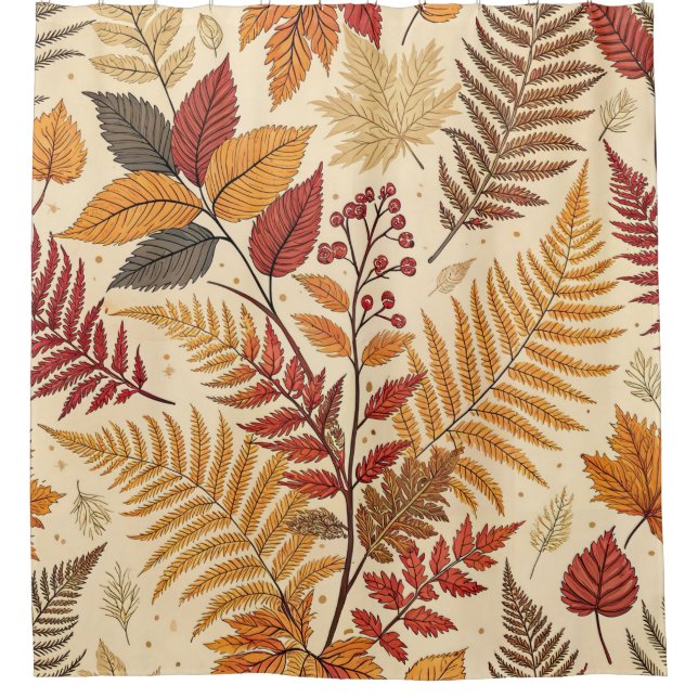 Autumn Foliage and Berries – Warm Earthy Tones (Front)