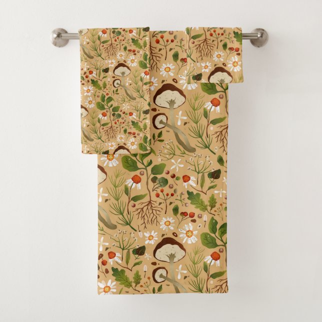 Autumn Foliage  Bath Towel Set (Insitu)