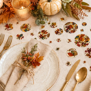 Autumn Foliage Thanksgiving Fall Leaves Confetti