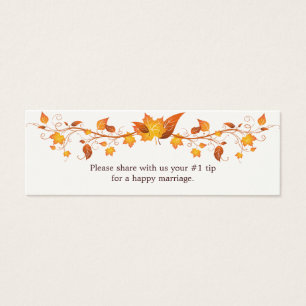 Autumn Foliage Wedding Questionnaire