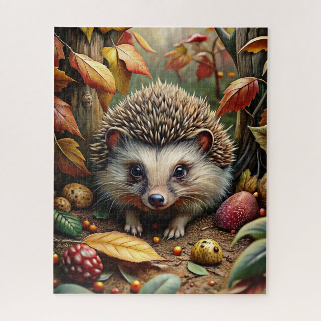 Autumn Forest Animal Puzzle (Vertical)