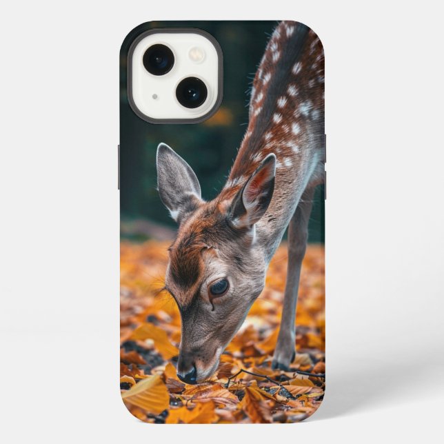 Autumn Forest Deer  iPhone Case (Back)