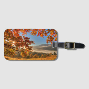 Autumn Forest in the Mountains Luggage Tag