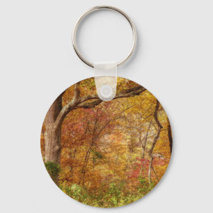 Autumn Forest Keychain
