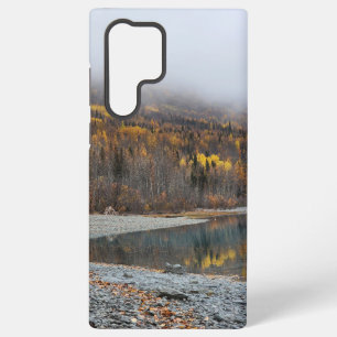 Autumn Forest Landscape with Golden Trees Samsung Galaxy Case