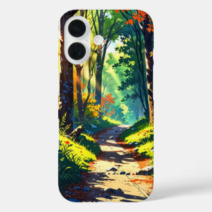 Autumn Forest Light iPhone 16 Case