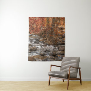 AUTUMN FOREST RIVER SEDONA ARIZONA TAPESTRY
