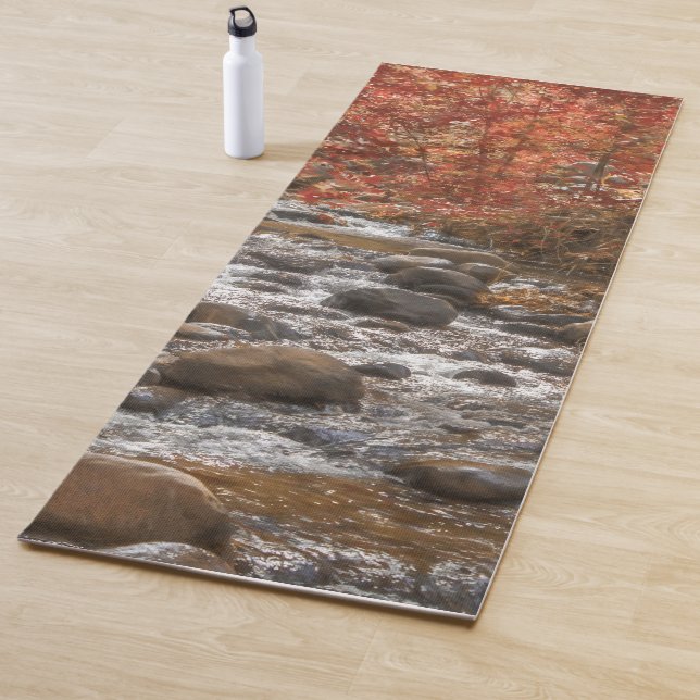 AUTUMN FOREST RIVER  SEDONA ARIZONA YOGA MAT (In Situ)