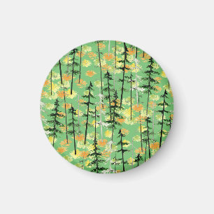 Autumn Forest: Seamless Natural Beauty Magnet