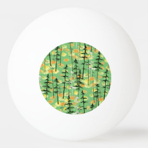 Autumn Forest: Seamless Natural Beauty Ping Pong Ball