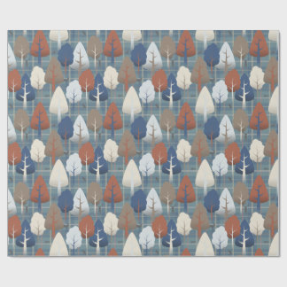 Autumn Forest Shadows Wrapping Paper
