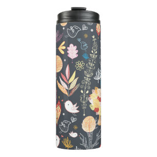 Autumn Forest: Textured Seasonal Beauty. Thermal Tumbler
