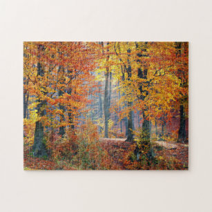 Autumn Forest Trees Puzzle