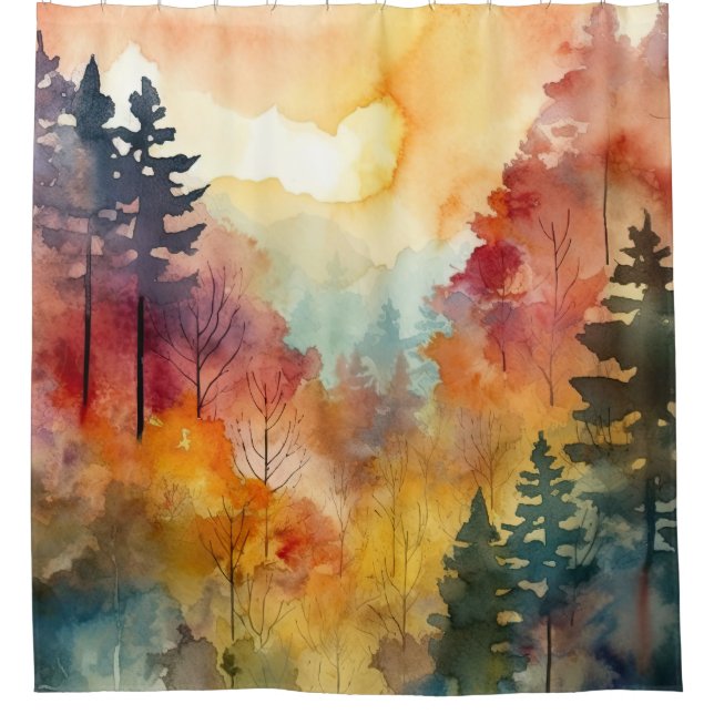 Autumn Forest Watercolor Glow (Front)