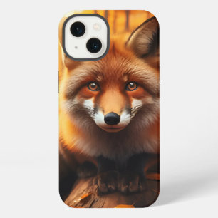 Autumn Fox in Aesthetic & Cute Forest Charm iPhone 13 Case