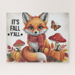 Autumn Fox Jigsaw Puzzle<br><div class="desc">Autumn Fox
Art/illustration
colorful
customizable</div>