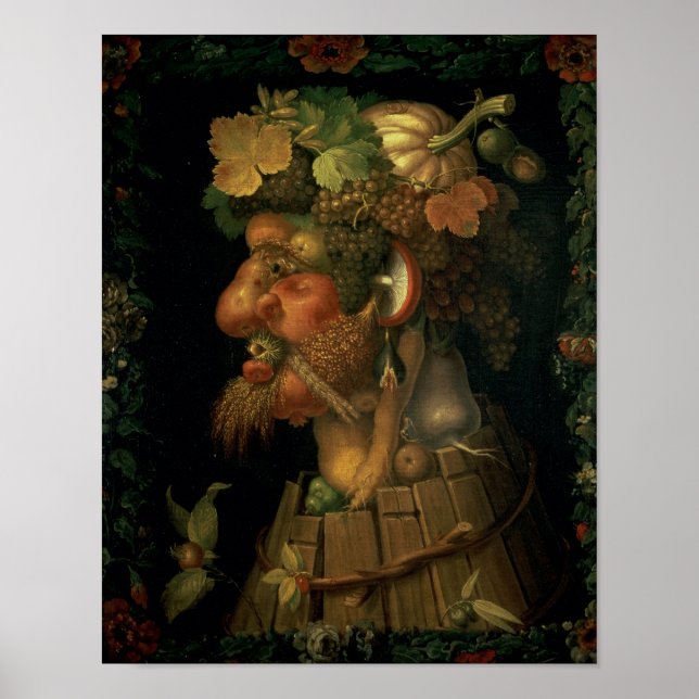 Autumn, from a series depicting the four poster (Front)