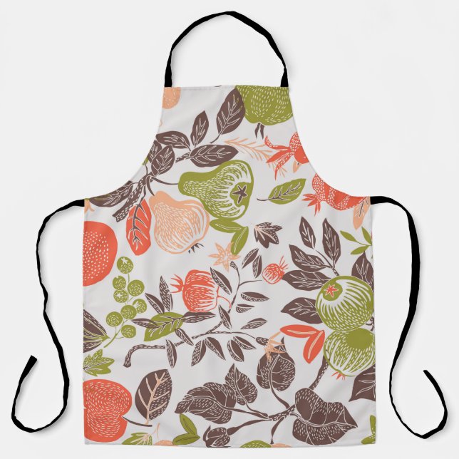 Autumn Fruit Deco Tile Apron (Front)