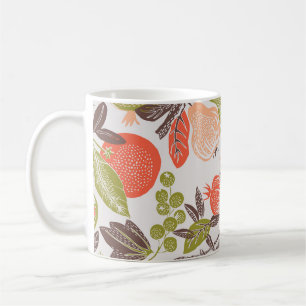Autumn fruit decorative tile design. coffee mug