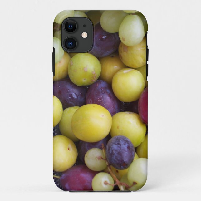 Autumn Fruits Photograph, Plums Grapes Greengages Case-Mate iPhone Case (Back)