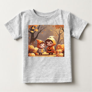 Autumn fun with a friend baby T-Shirt