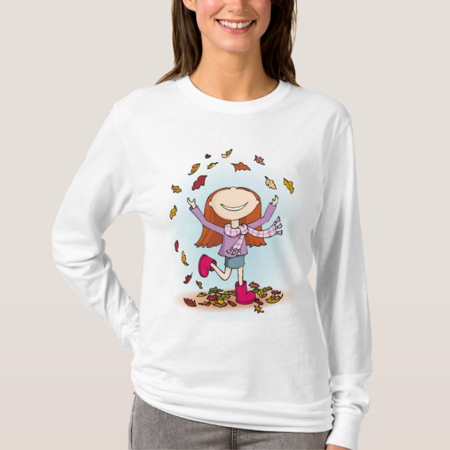 Autumn fun women's tee (Front)