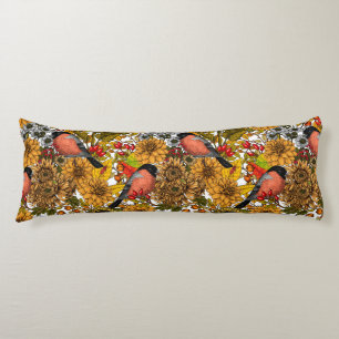 Autumn garden 1 body pillow