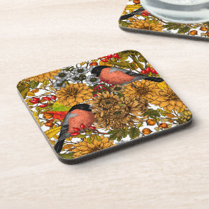 Autumn garden 1 coaster
