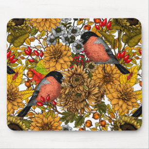 Autumn garden 1 mouse pad