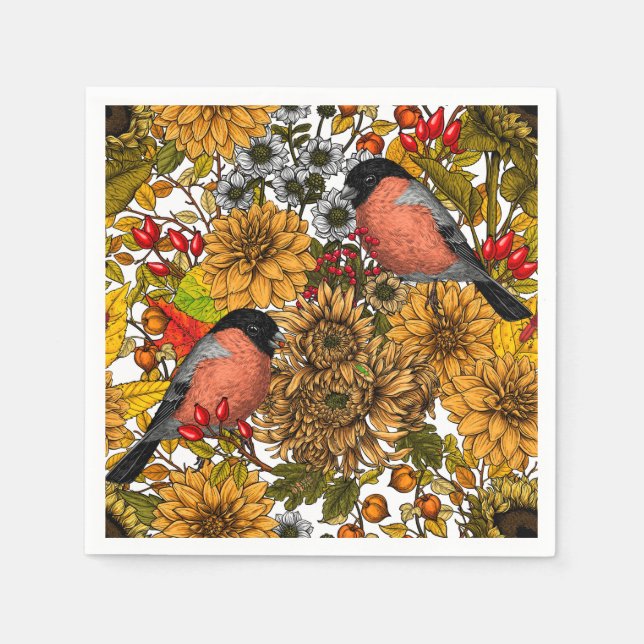 Autumn garden 1 napkin (Front)