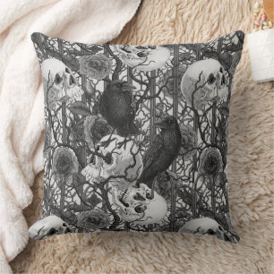 Autumn garden 1 throw pillow